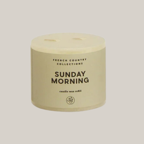 Sunday Morning Glass Candle